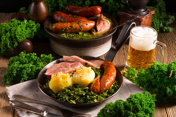 Braunkohlsaison im Cafe Haertle