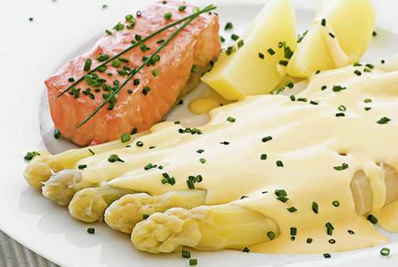 Spargelsaison im Cafe Haertle